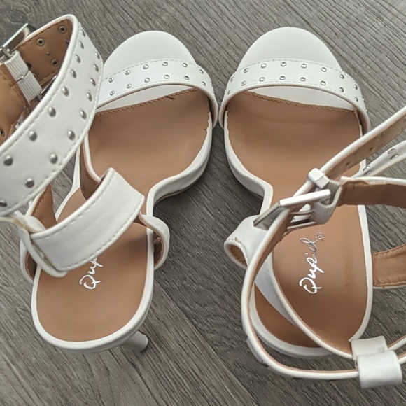 Qupid Strapped and Studded Stilettos - Picture 4 of 5